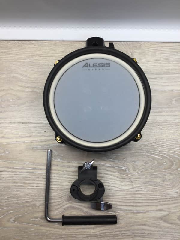 Alesis 8" Strike Pro SE Special Edition Dual-Zone Mesh Pad w/ Rack Clamp & L-Rod Velvet Metallic Works w/ Roland Modules image 1