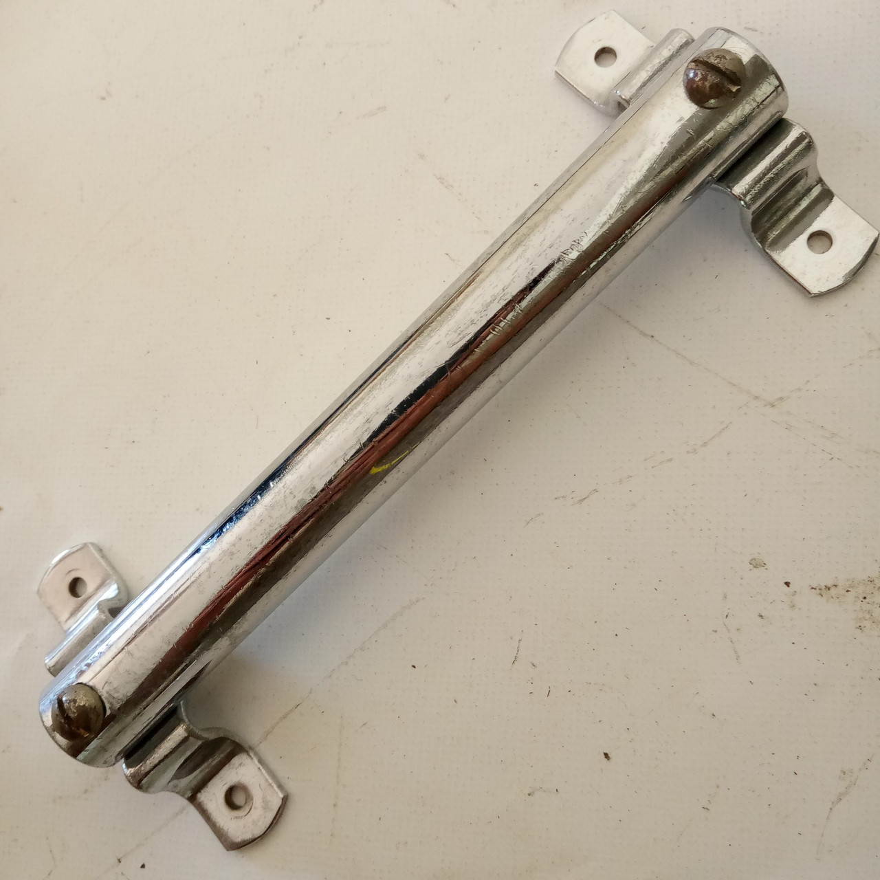 MIJ Rail Mount 4-Hole Slider Bar for Bass Drum Vintage 60s Made In Japan Stencil — main photograph