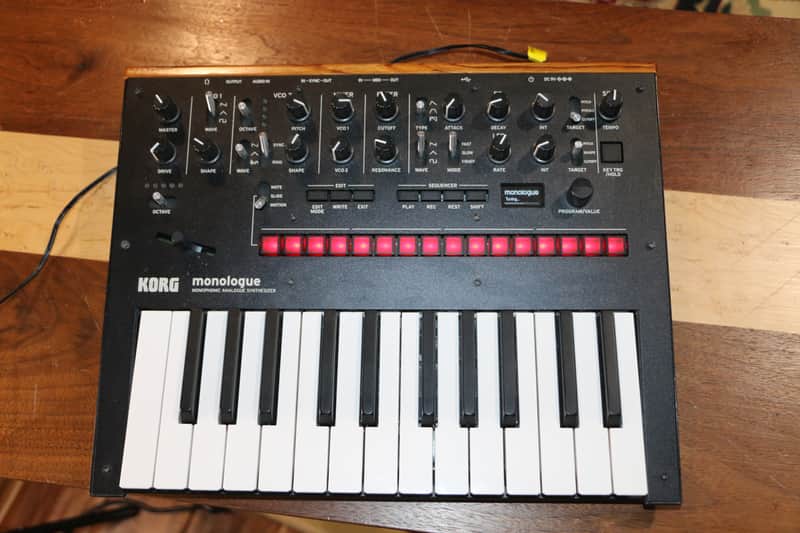 Korg Monologue Monophonic Analog Synthesizer 2016 - Present - Black image 1