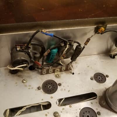 Heathkit Mono Integrated Tube Amp EA2 Stancor Transformers Hifi 1958 - black and gold image 12