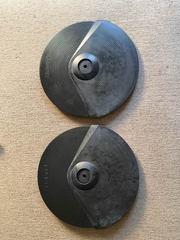 (2) Roland CY-8 Dual Trigger V-Drum Cymbal Pads (STUDIO GEAR) image 1