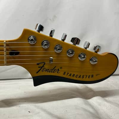 Fender Starcaster Semi-Hollow Body Electric Guitar - Aged Cherry Burst with Gig Bag image 7
