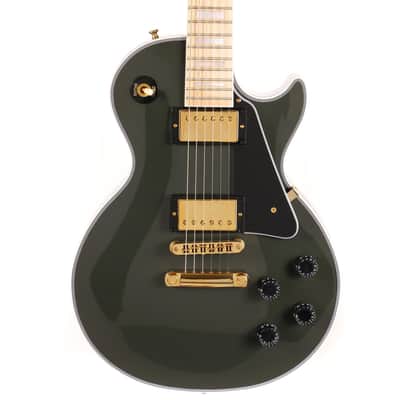 Gibson Custom Shop Les Paul Custom Made 2 Measure Olive Drab Maple Fretboard 2024 image 2