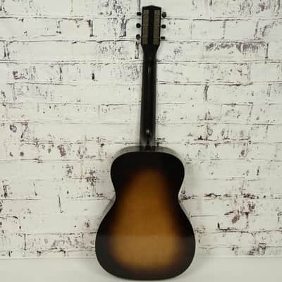 Vintage 1937 Harmony Parlor Acoustic Guitar W/ Nick Manoloff Guitar Books image 5