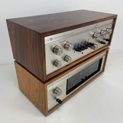 Luxman CL-350 & M-150 – Stereo Pre-Amplifier / Power Amplifier Set – Fully Recapped image 3