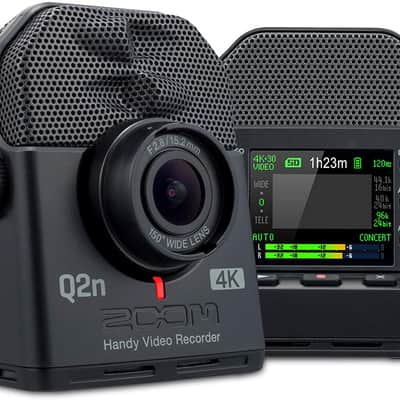 Zoom Q2n-4K Handy Video Recorder, 4K/30P Ultra High Definition Video, Compact Size, Stereo Microphones, Wide Angle Lens, for Recording Music, Video, YouTube Videos, Livestreaming image 3