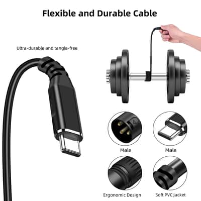 USB C to XLR Cable,10 FT XLR Male to USB C Converter Adapter,USB Type C to XLR Male Output Stereo Cable for Amplifier, Speaker, Mixer Console, etc image 3