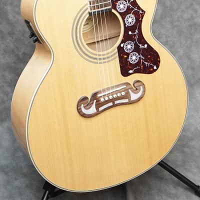 Epiphone EJ200CE ESonic II VG 1 Jumbo Acoustic Electric - Natural with Pro Setup image 1