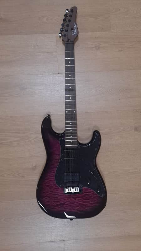 Schecter Traditional Pro 2022 - Present - Transparent Purple Burst image 1