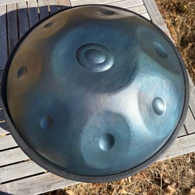 Bali Steel Pan Pentatonic D Minor Handpan Blue Steel image 6