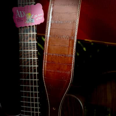 Blue Bell Straps Johnson OSTRICH LEG Strap Exotic Leather One of a Kind Exclusive Al’s Music Factory Collection 2026 - Mid Brown image 9