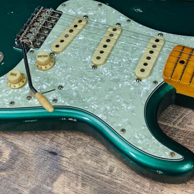 MyDream Stratocaster Custom Built - Relic Sherwood Green Asyllum Voodoo '60 image 4