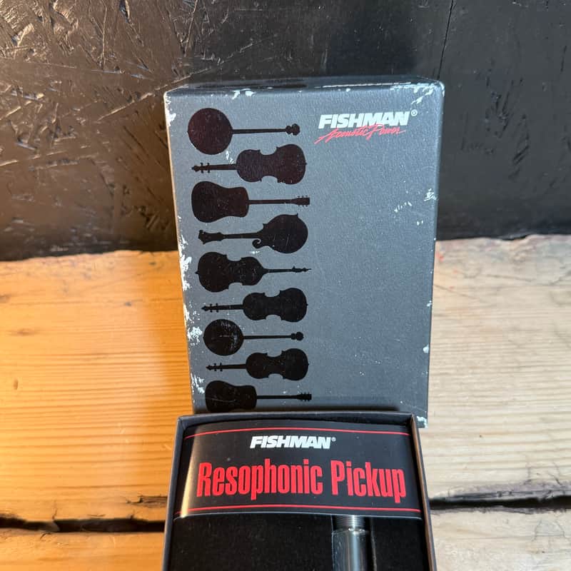 Fishman resophonic pickup active NOS bluegrass guitar image 1