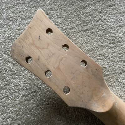 DIY Project Maple Guitar Neck with Rosewood 24 Frets Fingerboard image 5