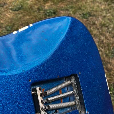 ULTRA RARE 1978 Greco ORDER MADE (Racing Stripe + Blue Metallic Sparkle) SE-600 Super Sounds S-Style ... CUSTOM SHOP Maxon "EXCEL" (1962-1964 Pre-CBS REPLICA Single Coil CLONE pickups) + GIGBAG image 19