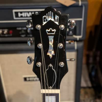 Guild Newark St. Collection Aristocrat HH 2020 - Present - Trans Black Burst image 5