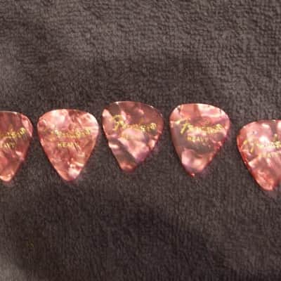 Fender 351 Shape Premium Celluloid Guitar Picks HEAVY Purple Moto Set of 5 ZCD image 2