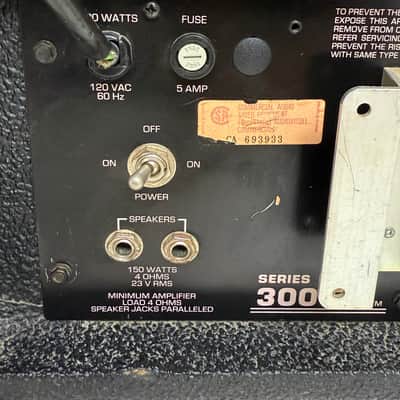 Peavey XM6 Series 300 EH 150-Watts Mixer PA Amplifier Head 2000's - Black image 8