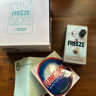 Electro-Harmonix Freeze Nano Sound Retainer Sustain Pedal 2010 - Present - Blue / Gray image 1