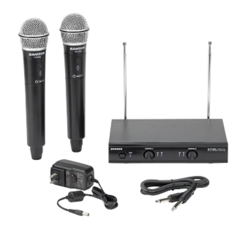 Samson Stage 200 Dual Channel Wireless Handheld Mic System - B Band image 1