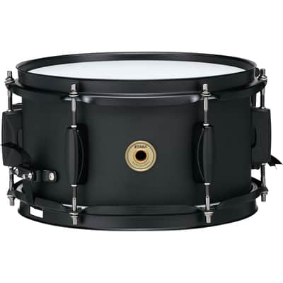 Tama BST1055MBK 5.5x10 Snare Drum, Metalworks Steel, Black/Black image 1