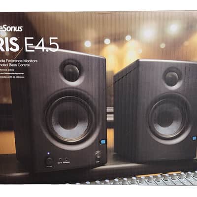 PreSonus Eris E4.5 2-Way 4.5" Active Studio Monitor (Pair) 2013 - Present - Black image 4