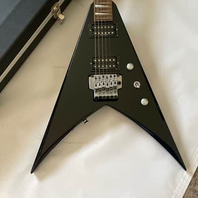 1990's Made in Japan Jackson King V KV3 Black 6 String Electric Guitar OHSC (Excellent) image 2