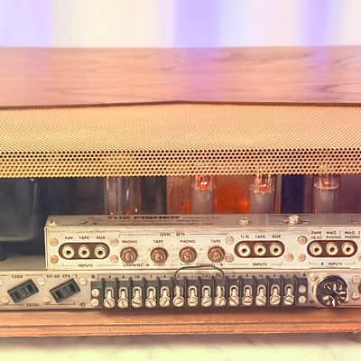 πΆβ¨ Fisher X-202 (1X-202) Tube Integrated Amplifier w/ Original Walnut Wood Case β Restored, New Tubes Installed, Fully Tested/Working image 14