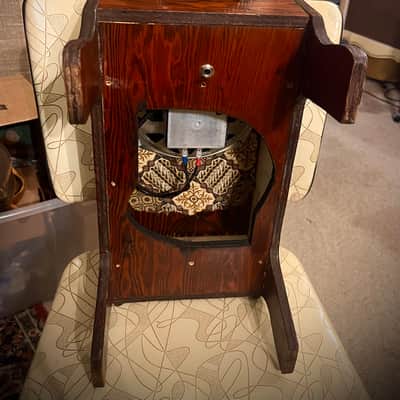 Rotary Connection  1x8 mini portable guitar speaker cab. Closed OR open back. Unique look. Vintage CTS 8” speaker. 8 ohms 25 watts. 2026 - Red Oak image 14