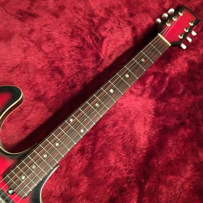 Intermark Sentinel 1960s Dark Red Sunburst MIJ Vintage image 6