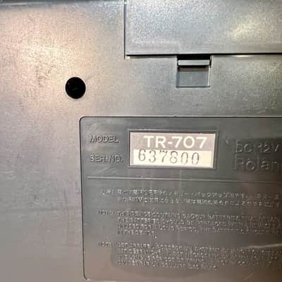 Roland TR-707 Rhythm Composer 1980s – Serviced – Warranty image 4