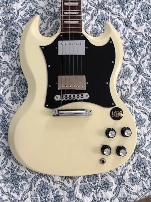 Gibson SG Standard 2024 - Classic White w/upgrades image 1