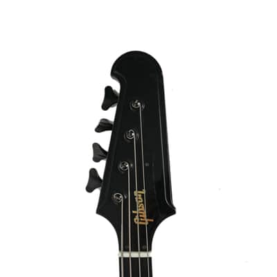 2002 Gibson Thunderbird IV Electric Bass Black Finish image 5
