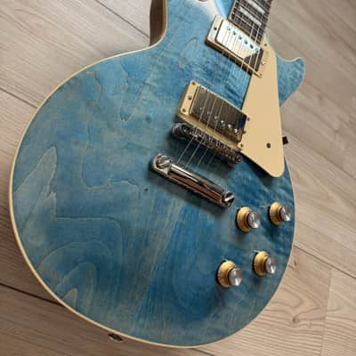 Gibson Les Paul Standard '60s Figured Top Electric Guitar - Ocean Blue #022 image 3