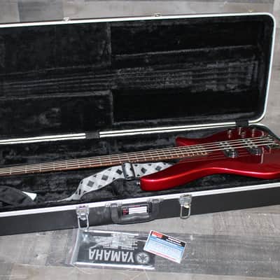 Yamaha RBX-374 2000 Cherry Red Bass With Hard Case Four String! image 13