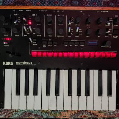Korg Monologue Monophonic Analog Synthesizer 2016 - Present - Black