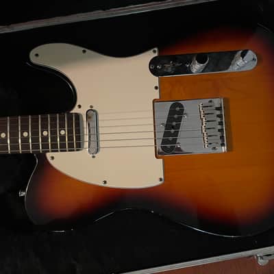 Fender American Standard Telecaster with Maple Fretboard Brown Sunburst W/Case image 3