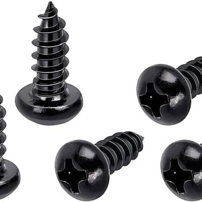 Stainless Steel 1/4" Guitar Truss Rod Cover Screws Bell Shaped Truss Rod Cover Screws image 1