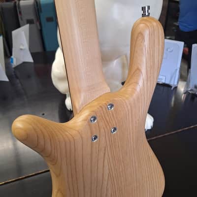 Warwick German Pro Series GPS Streamer CV 5-String Bass 2023 - Natural Satin Oil 7.8 pounds image 8