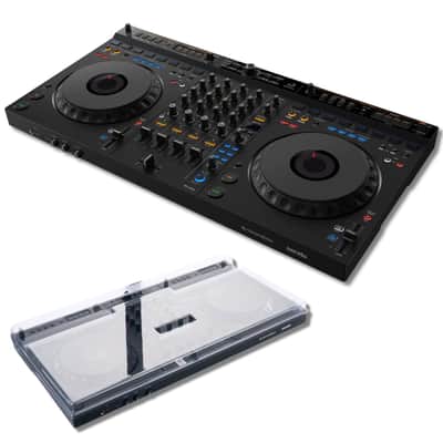 AlphaTheta DDJ-GRV6 4-Channel DJ Controller with Decksaver DDJ-GRV6 Protective Cover image 1