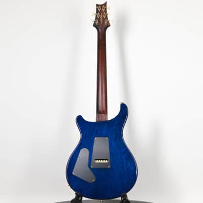 PRS Custom 24 Wood Library w/ 10-Top, Brazilian Rosewood, & 58/15 LT Pickups- Violet Blue Burst 2026 (0423892) image 4