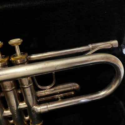 Blessing BTR1460S Silver Trumpet w Case image 9