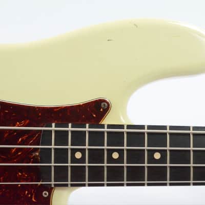 Fender 1962 Precision Bass Relic Olympic White Justin Meldal-Johnsen #32892 image 8