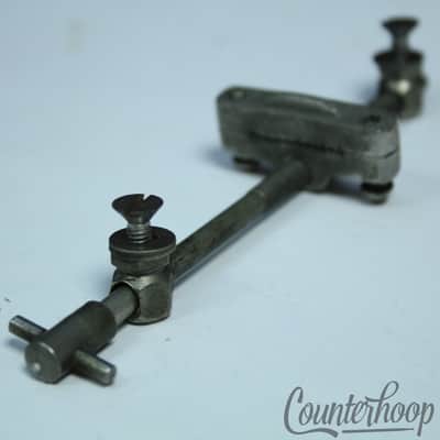 Gretsch 4 1/2"Snare Drum Strainer Tensioner Rod 2-Point Double Eyelet Nickel 30s image 3