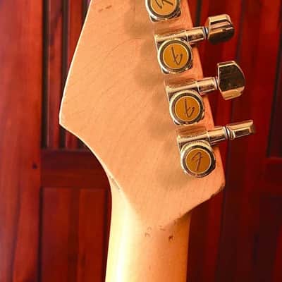 Custom MJT/Fender Vintage Modern 2017 - Light Relic Shell Pink image 7