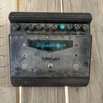 Hughes & Kettner Tubeman 3-Channel Guitar Recording Station - Silver electric guitar pedal image 4