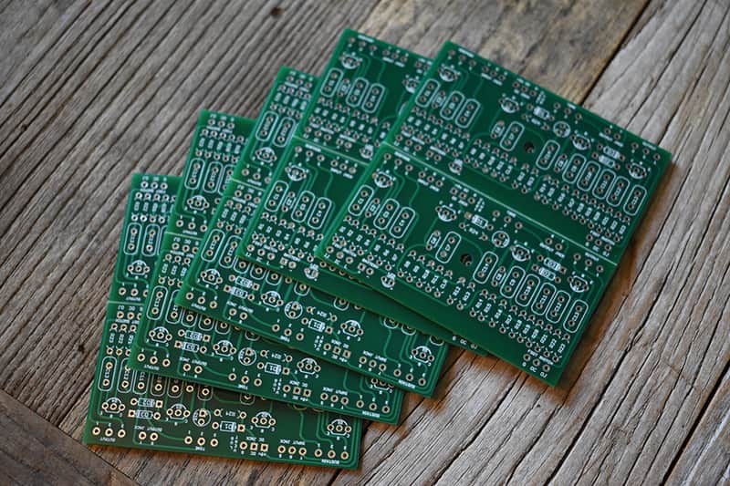 Permanent Electronics - *10-Pack* Silver Cord PCB circuit board DIY Fuzz Distortion pedal project image 1