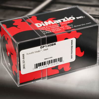 DiMarzio DP130BK Acoustic Model Guitar Pickup - Black image 2