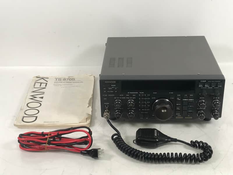 Kenwood TS-870S and MC-43S HF Transceiver image 1