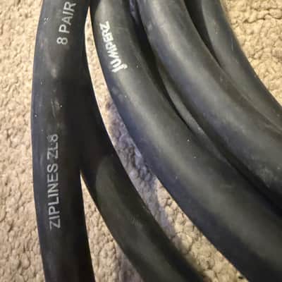 Barely used JUMPERZ 20' DB25 to male XLR Pro Studio zipline zl8 8 channel snake image 2